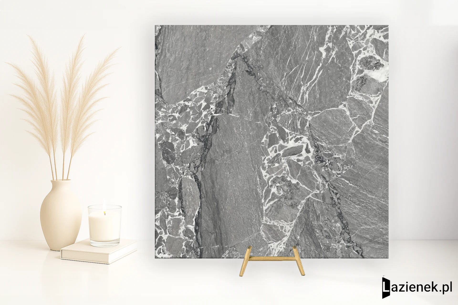 Graniti Fiandre Lexicon Arabescato Grigio naturalna R10 60x60 cm gr. 8 mm - płytka rektyfikowana / AN334X860